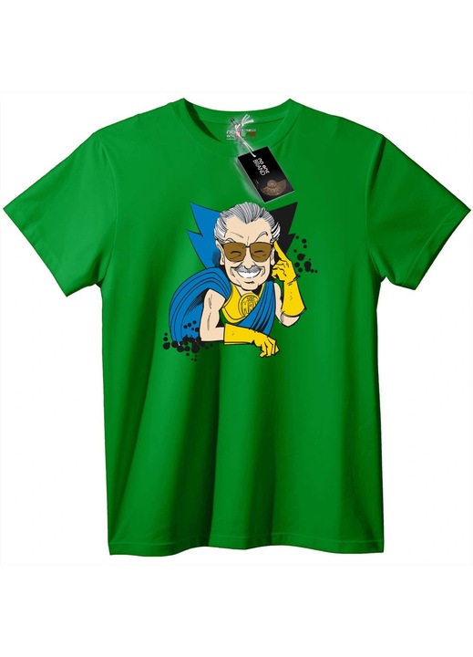 Szuper Nagypapa póló, Zöld