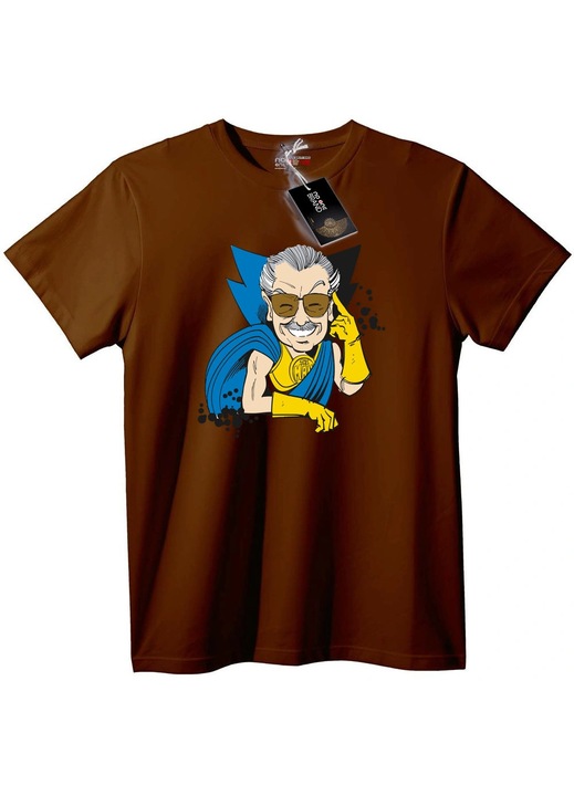 Szuper Nagypapa póló, Barna