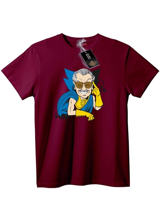 Szuper Nagypapa póló, Bordó