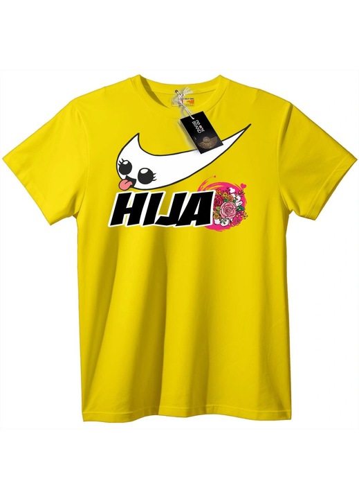 HUA Mosolygós Arc Póló, Sárga