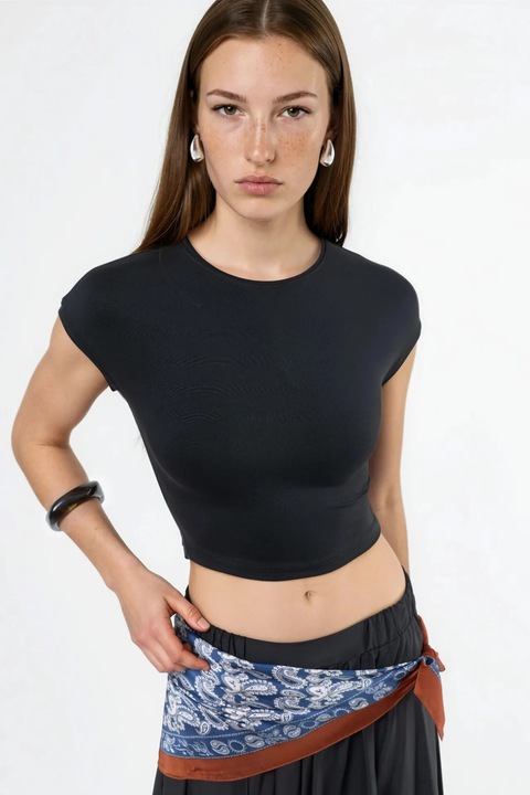 Tricou dama Busem, negru, L INTL