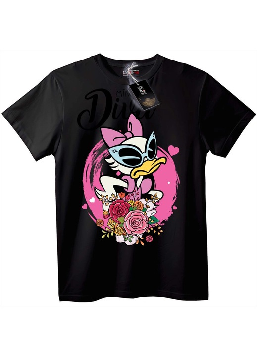 Póló Vadvirág Virág, Fekete