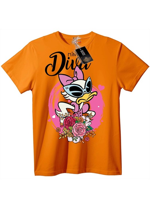 Póló Vadvirág Virág, Narancssárga