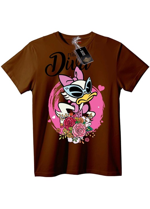 Póló Vadvirág Virág, Barna