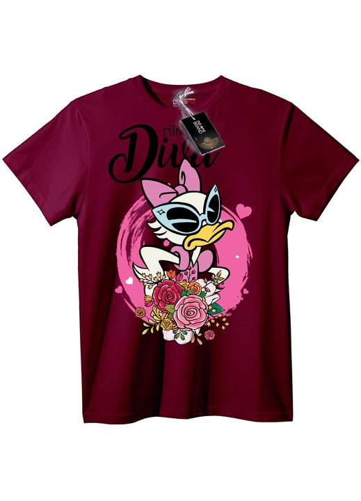 Póló Vadvirág Virág, Bordó