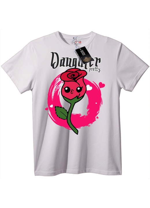 Veszélyes Gyönyörű Rózsa Póló, Fehér