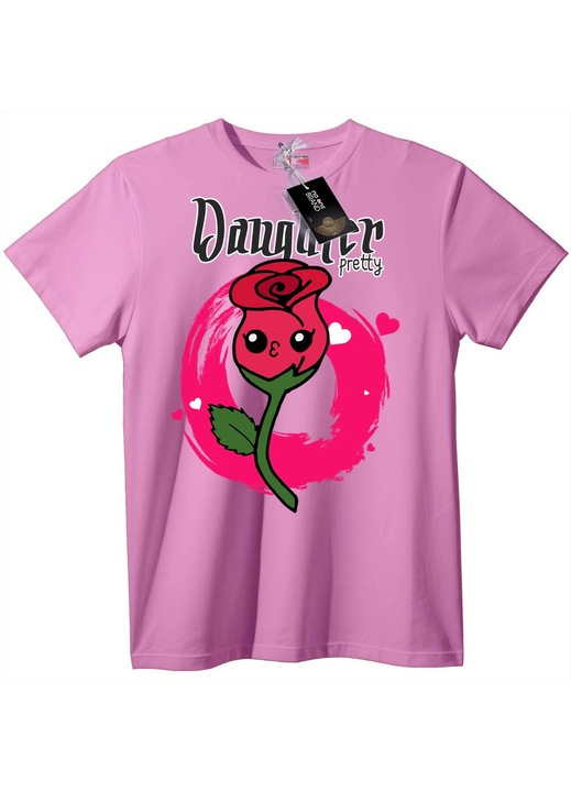 Veszélyes Gyönyörű Rózsa Póló, Candy Pink