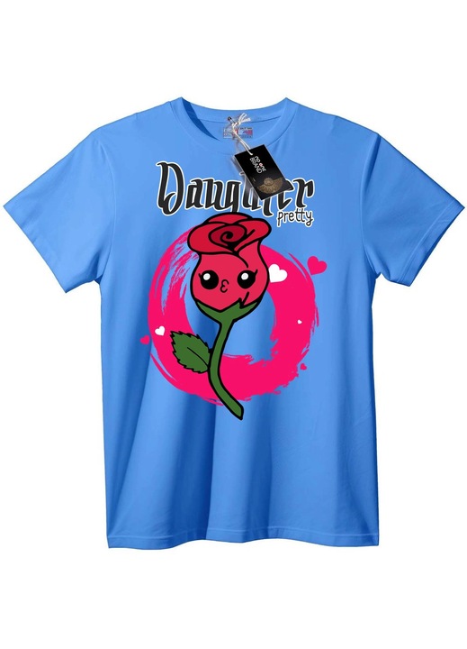 Veszélyes Gyönyörű Rózsa Póló, Világoskék