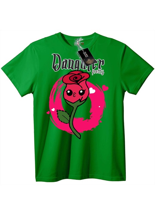 Veszélyes Gyönyörű Rózsa Póló, Zöld