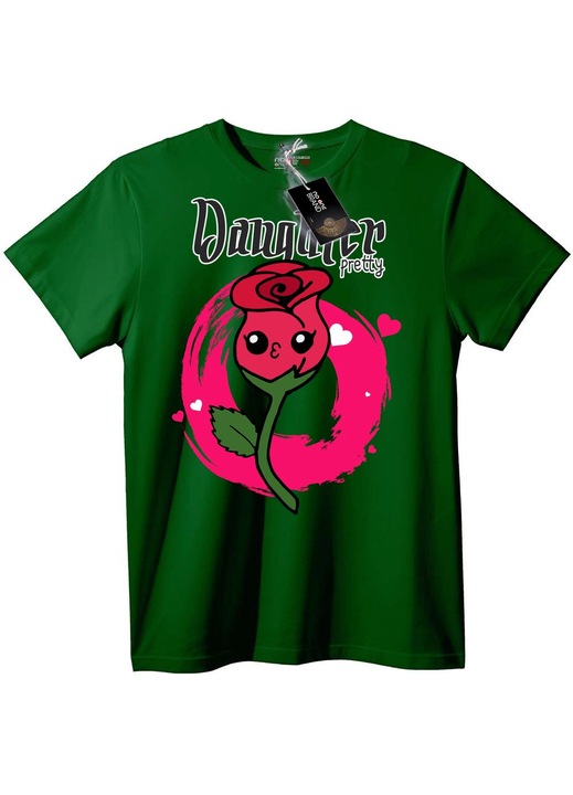 Veszélyes Gyönyörű Rózsa Póló, Angolzöld