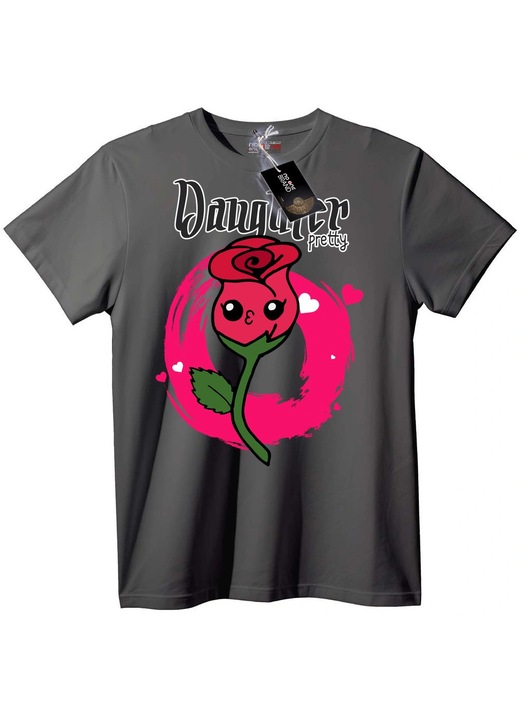 Veszélyes Gyönyörű Rózsa Póló, Szürke