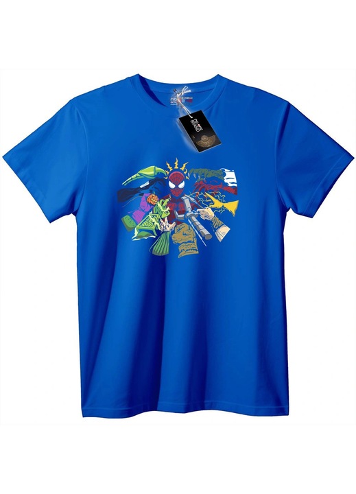 Póló Pókember & Marvel Hősök, Kék