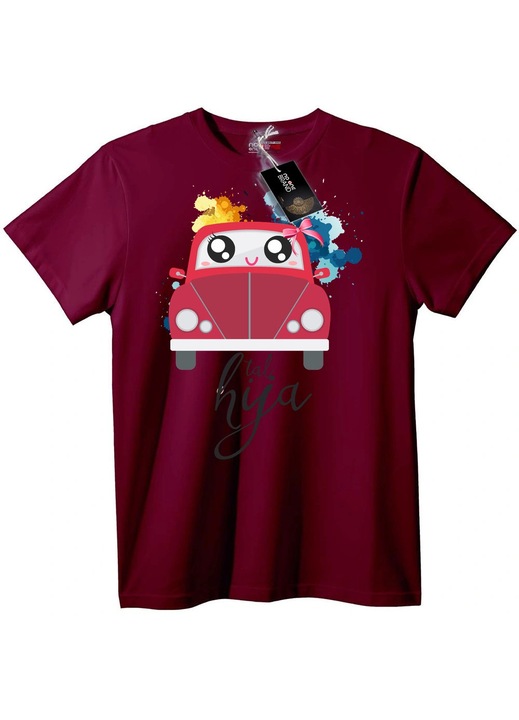 Polo piros auto mintaval, Bordó