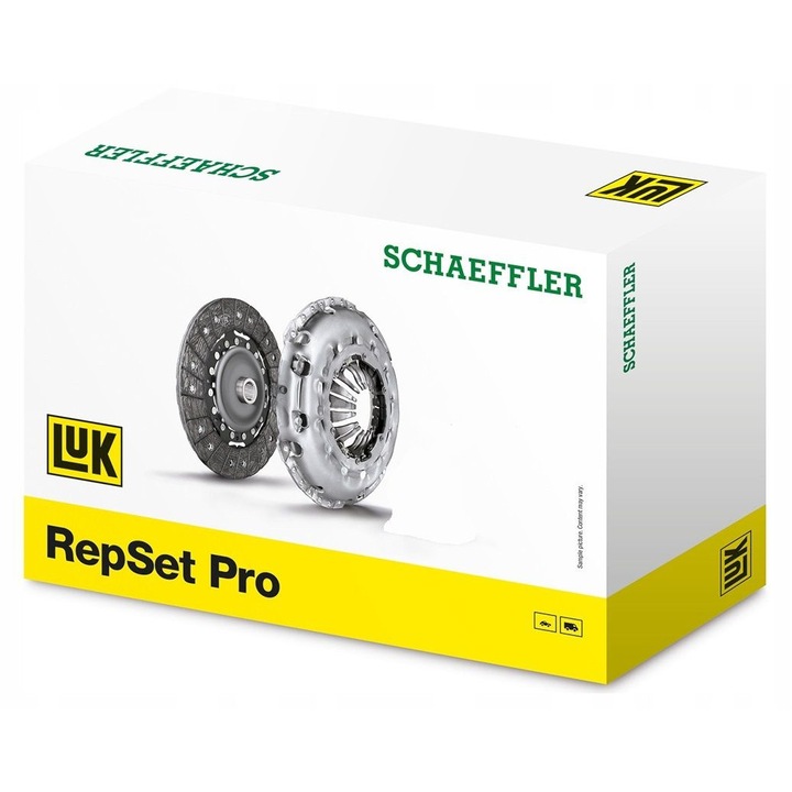 Set ambreiaj LUK 200mm pentru CITROEN C3 I, C3 II, C3 Pluriel, NEMO, PEUGEOT 1007, 206, 206 SW, BIPPER, BIPPER Tepee