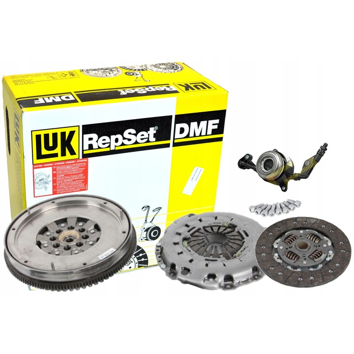 Set ambreiaj LuK, cu volant bimasa, cu dispozitiv de eliberare, 16 kA, 6 caneluri, 1,6 mm