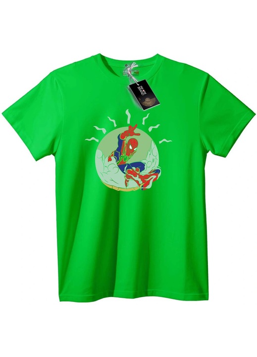 Pókember Akció póló, Világoszöld