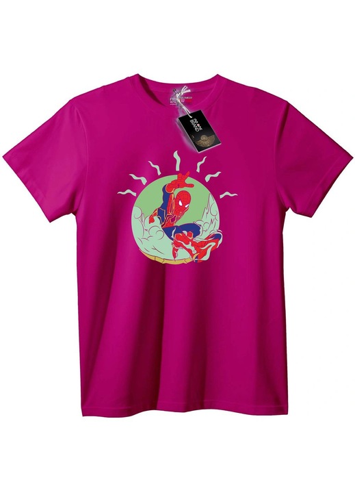 Pókember Akció póló, Halványlila