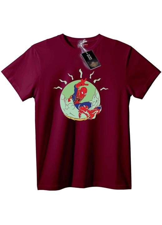 Pókember Akció póló, Bordó