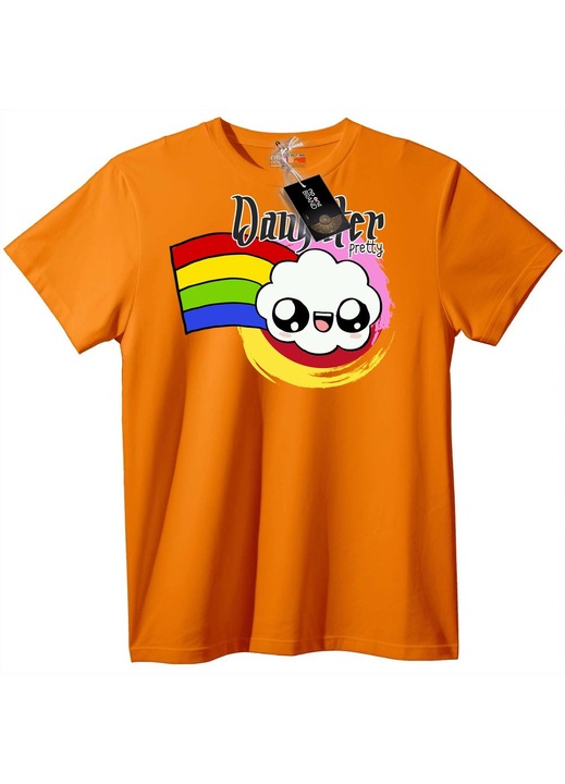 Dangster Gyönyörű Felhő Póló, Narancssárga