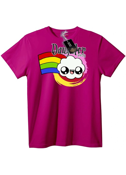 Dangster Gyönyörű Felhő Póló, Halványlila