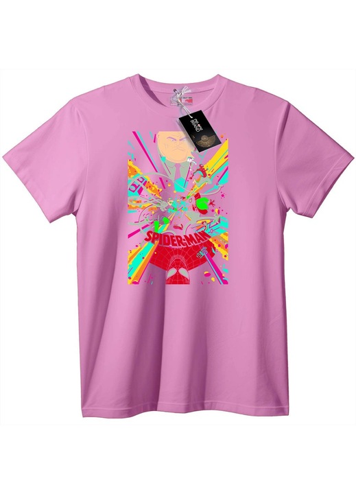 Tricou Spider-Man Arta Neon, Rose Polemic