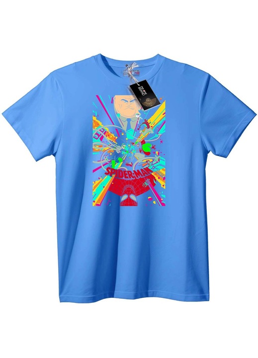 Polo Spider-Man Neon Muveszet, Világoskék