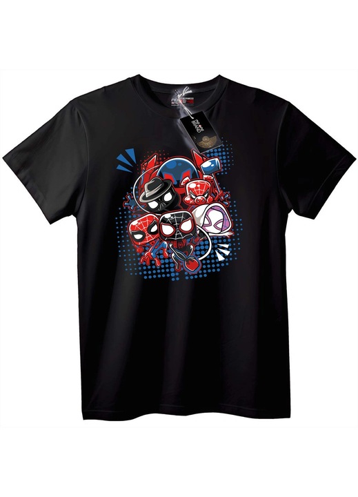 Póló Spider-Man Multiverzum, Fekete
