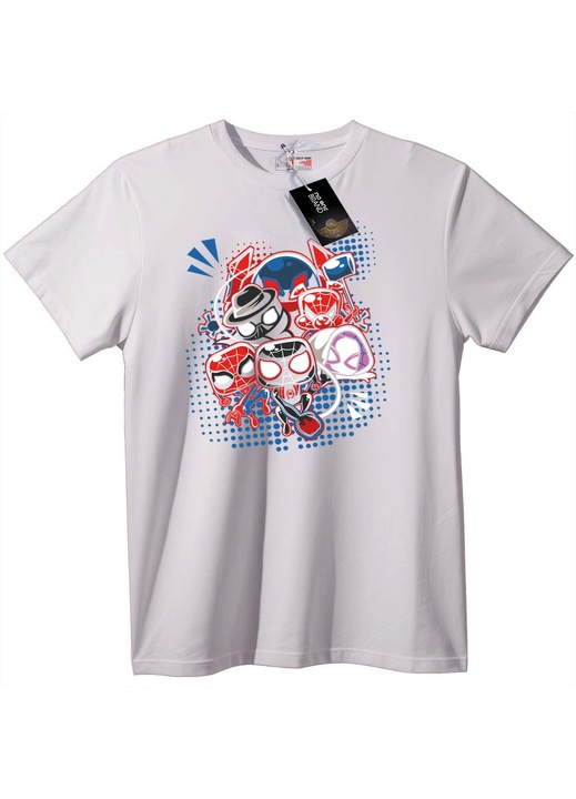 Póló Spider-Man Multiverzum, Fehér