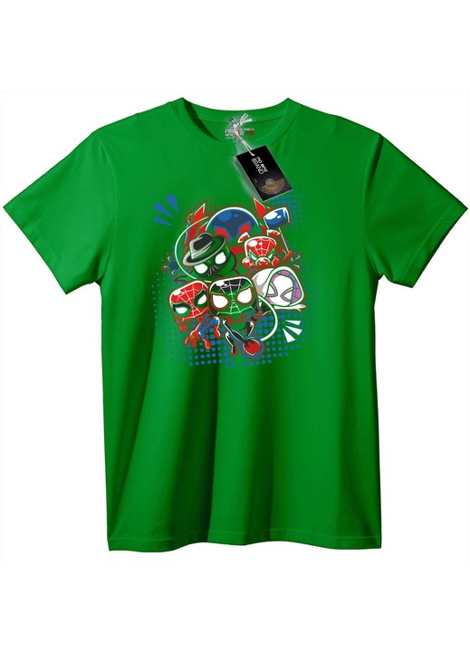 Póló Spider-Man Multiverzum, Zöld