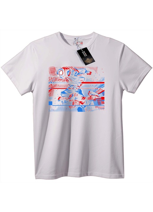 Pókember Városi Graffiti póló, Fehér