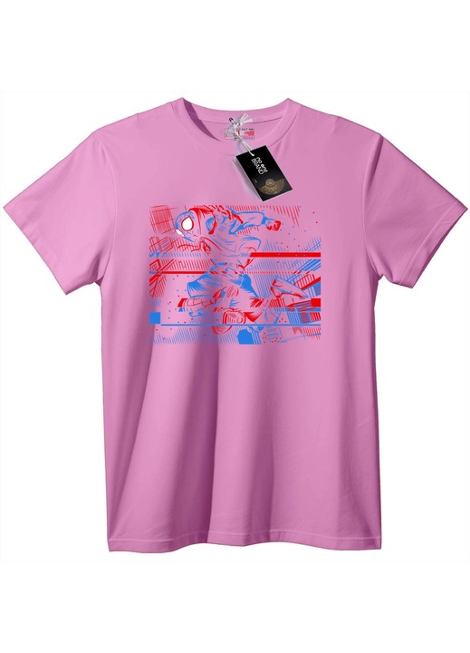 Pókember Városi Graffiti póló, Candy Pink
