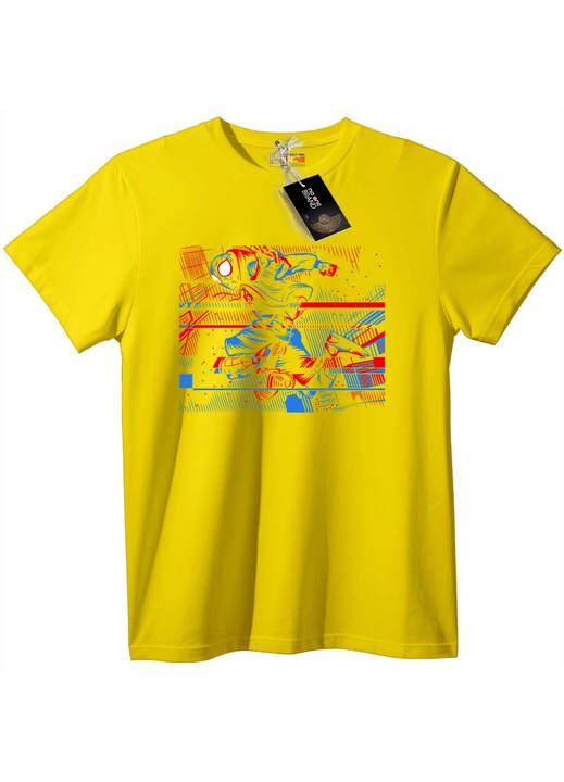 Pókember Városi Graffiti póló, Sárga