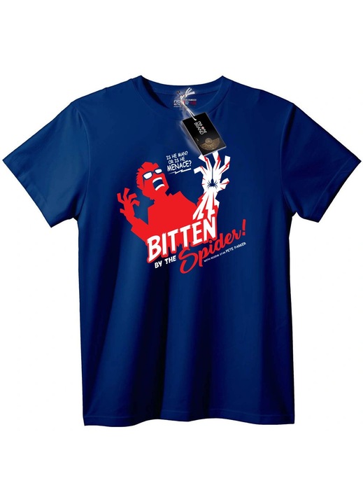 Pókharapás póló, Tengerészkék