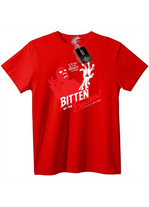 Pókharapás póló, Piros