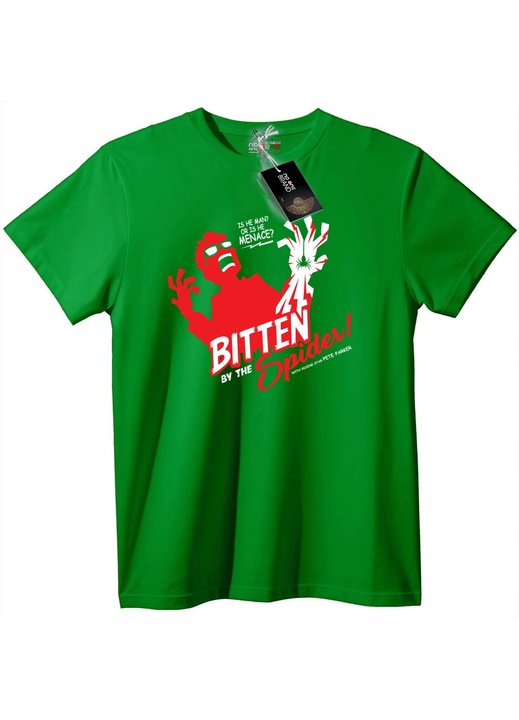 Pókharapás póló, Zöld