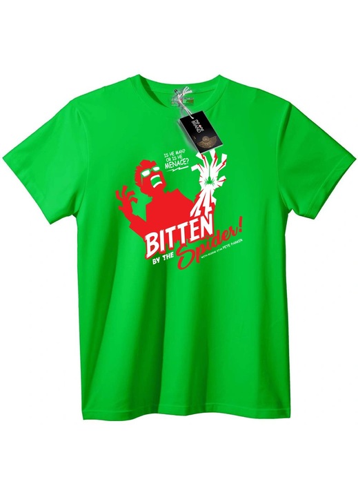 Pókharapás póló, Világoszöld