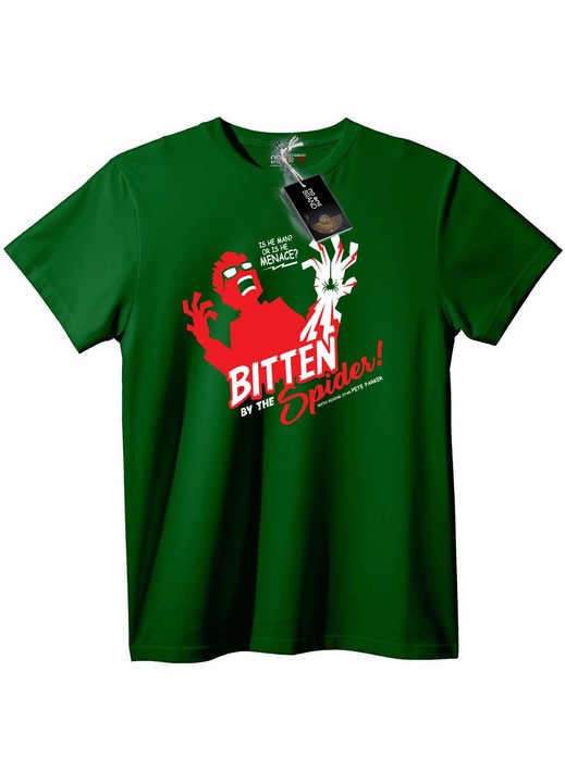 Pókharapás póló, Angolzöld