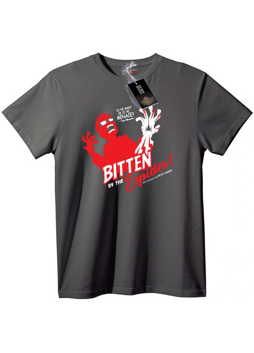 Pókharapás póló, Szürke