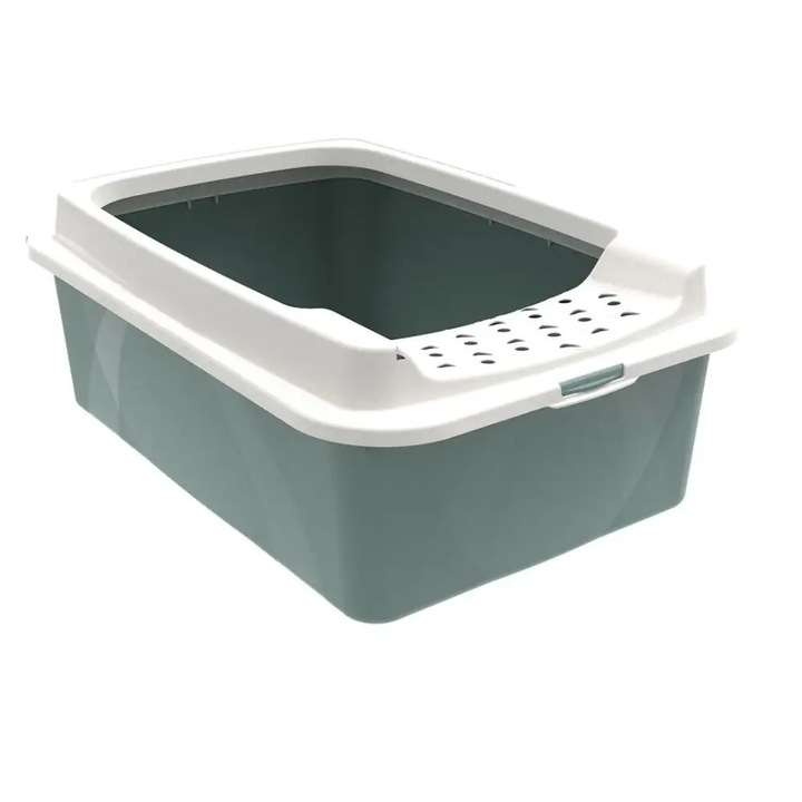 Litiere Rotho My Pet Bonnie Eco 56x17x40cm alb/verde