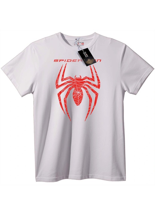 Póló Pókember Piros Logó, Fehér
