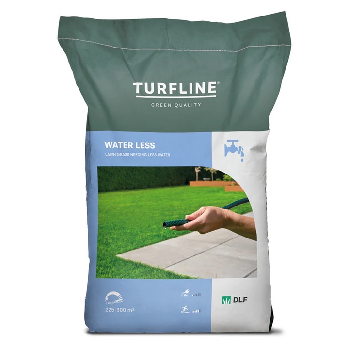 Amestec iarba Turfline pentru terenuri neudate 7.5kg verde 225x300cm