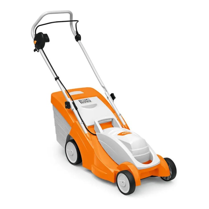 Masina de tuns gazon Stihl RME 339.0, 1200 W, latime de taiere 37 cm, inaltime maxima de taiere 70 mm, portocaliu/alb, 1 buc