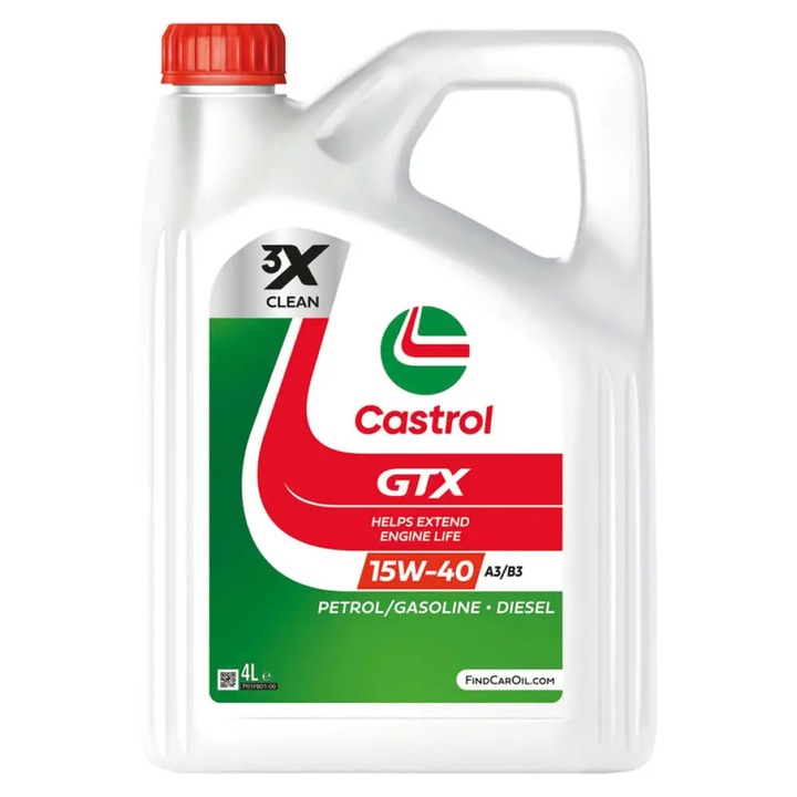 Ulei motor Castrol GTX High Mileage 15W40 4L