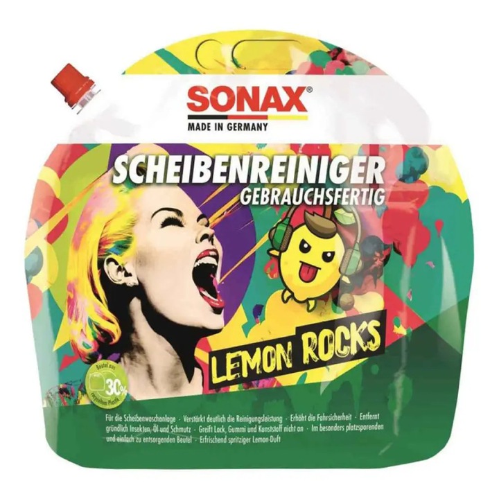 Lichid parbriz Sonax Lemon Rocks 3L