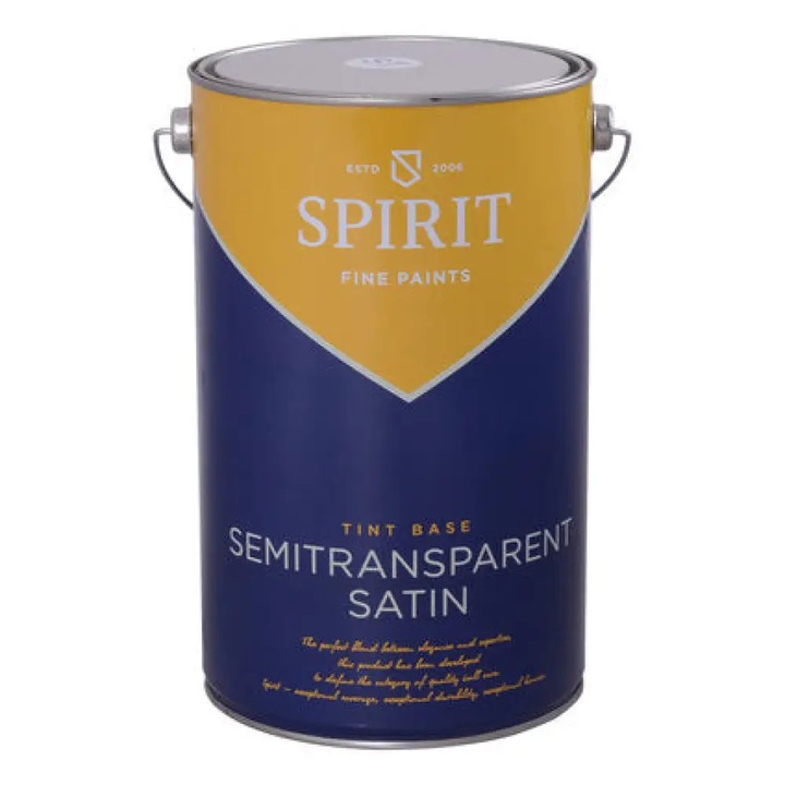 Baza pentru tonare/grund Spirit Semitransparent Satin, pentru vopsire, aspect satinat, semitransparent