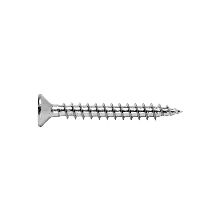 Surub pentru PAL si lemn Wurth 3.5x30 mm, filet pentru lemn, cap incastrat, argintiu, 1000 buc