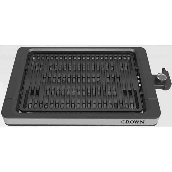 Gratar electric Crown CSG-18W3626 alb