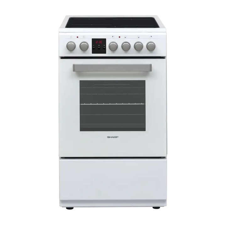 Aragaz (electric) Sharp KF-56FVDD22WMK-CH, Ceramic