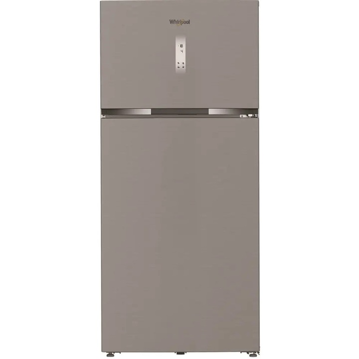 Frigider Whirlpool WHD2 6633 X5E, cu camera superioara, inox