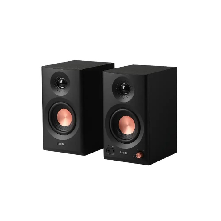 Boxe active Edifier MR3, monitor de studio, sistem 2.0, Negru, Pereche